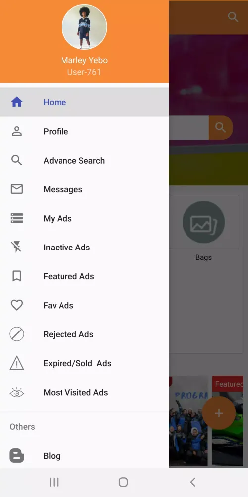 Screenshot di Afrodownunder Marketplace
