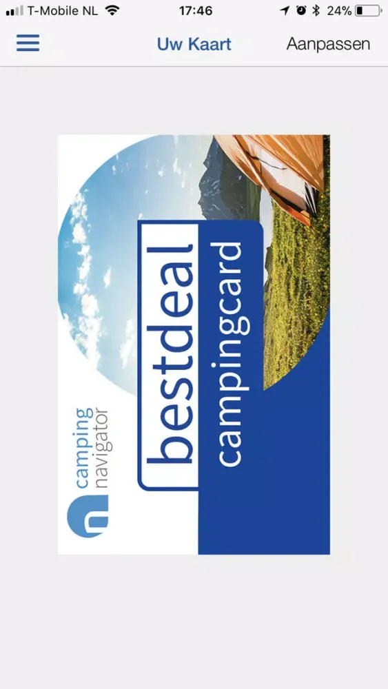 Zrzuty ekranu CampingApp Nederlands
