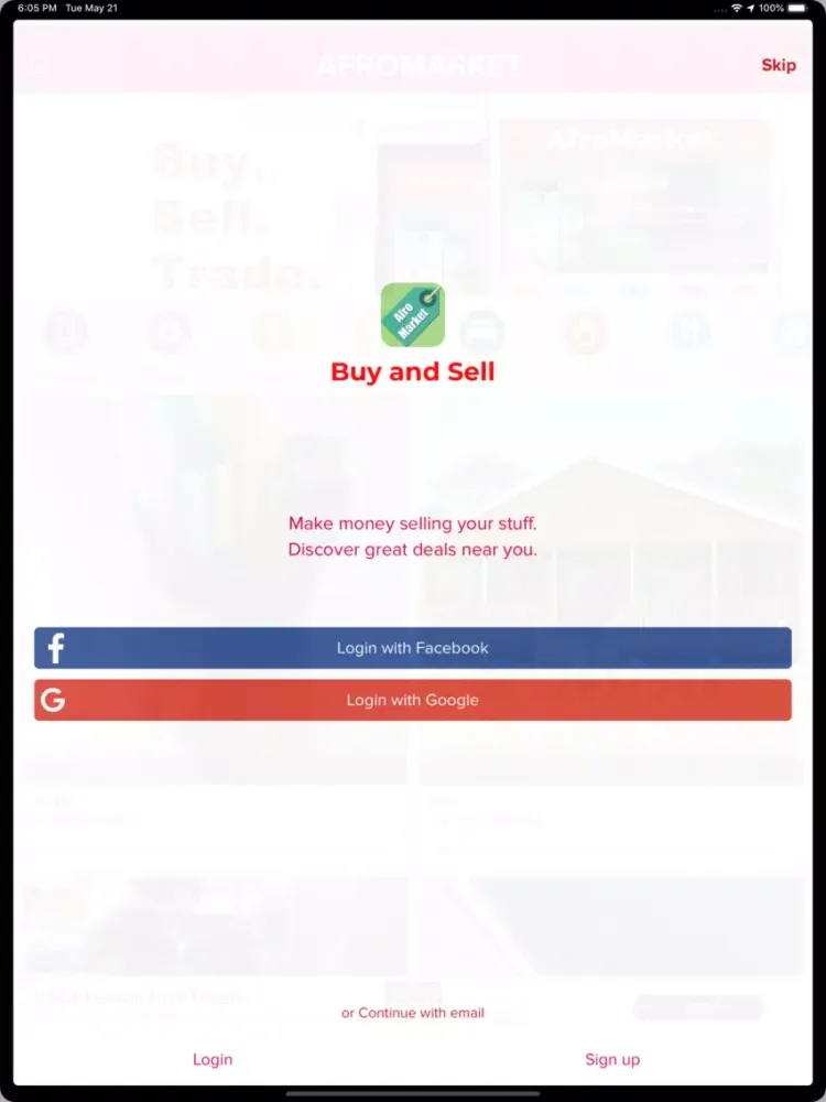 AfroMarket: Buy, Sell in Kenya iPad  Screenshots