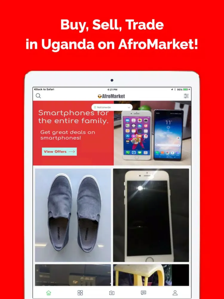 Captures d'écran de AfroMarket Uganda: Buy & Sell. iPad 
