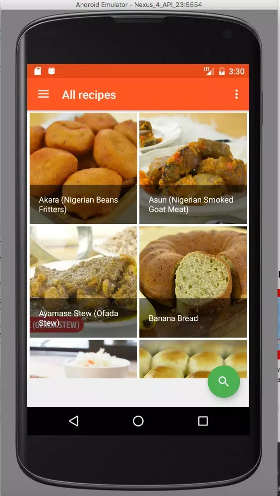 African Recipes Screenshots