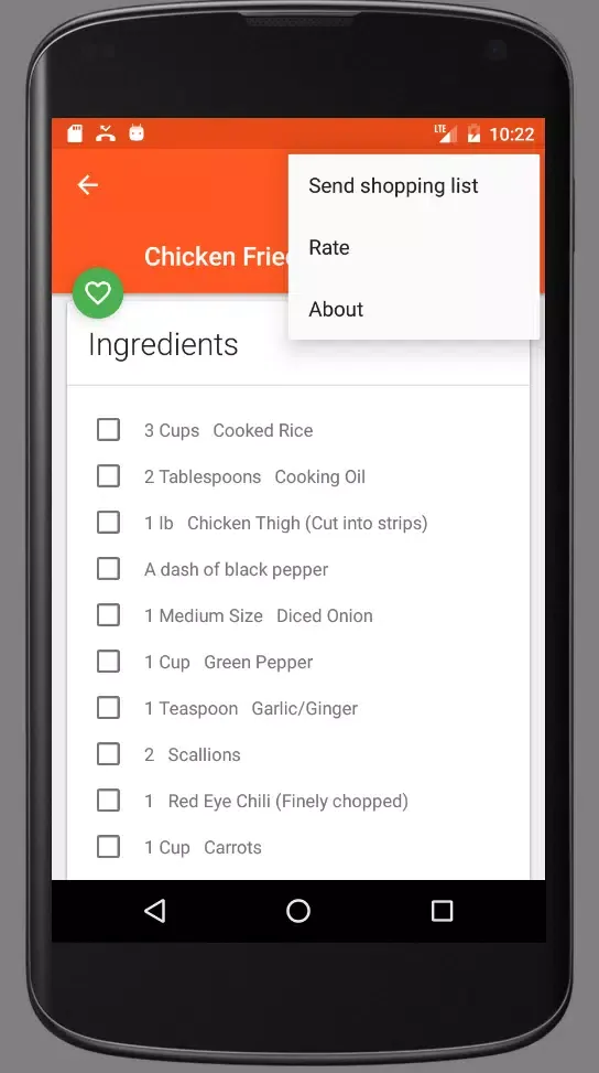 African Recipes Screenshots
