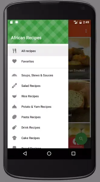African Recipes Screenshots