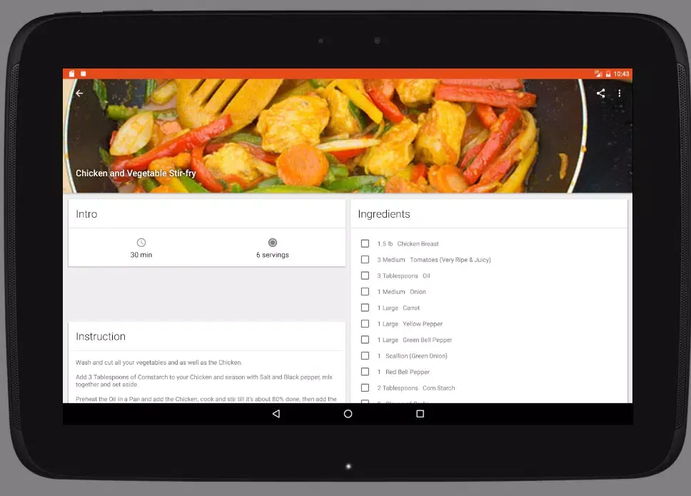 African Recipes Screenshots