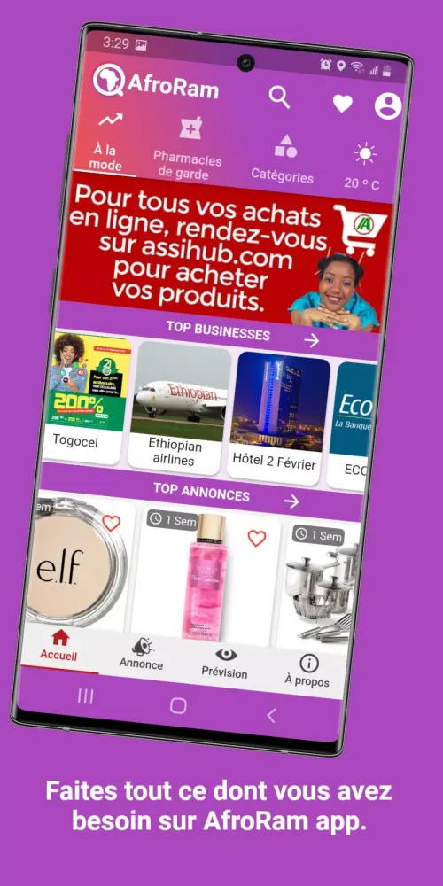 AfroRam - Annonces, Pharmacies Screenshots