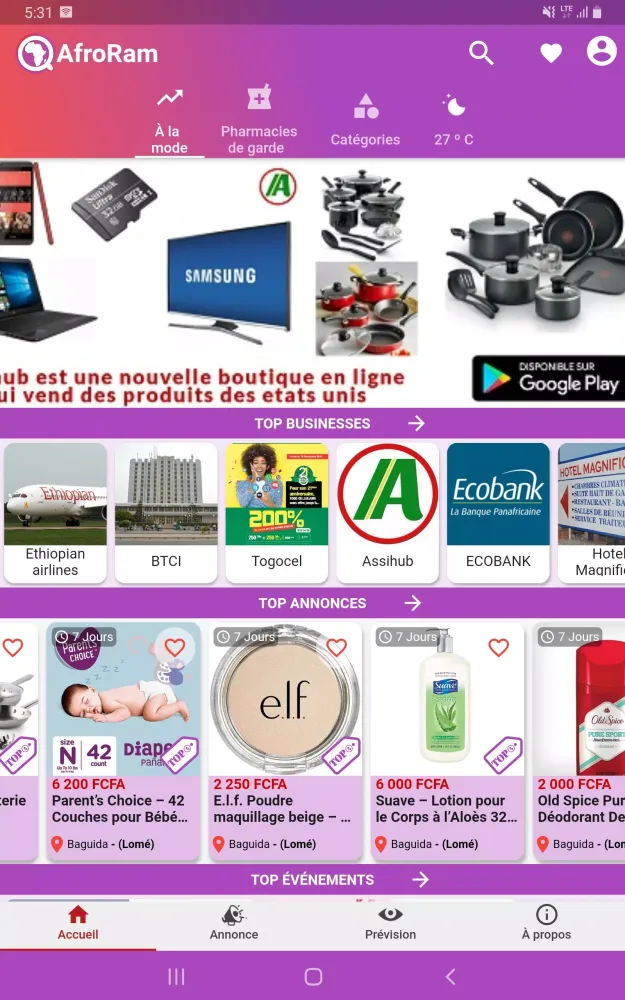 AfroRam - Annonces, Pharmacies Screenshots