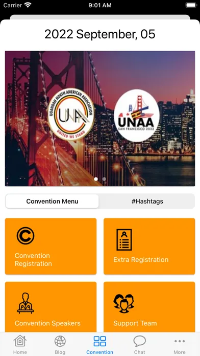 Zrzuty ekranu UNAA APP