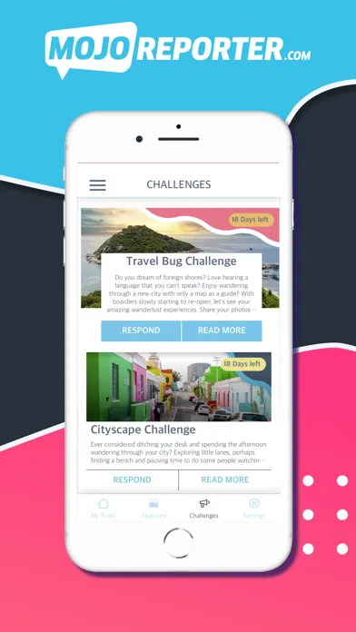 MojoReporter Screenshots