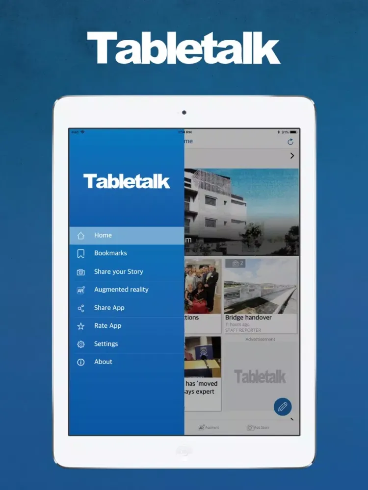 Ảnh chụp màn hình của Tabletalk South Africa iPad 