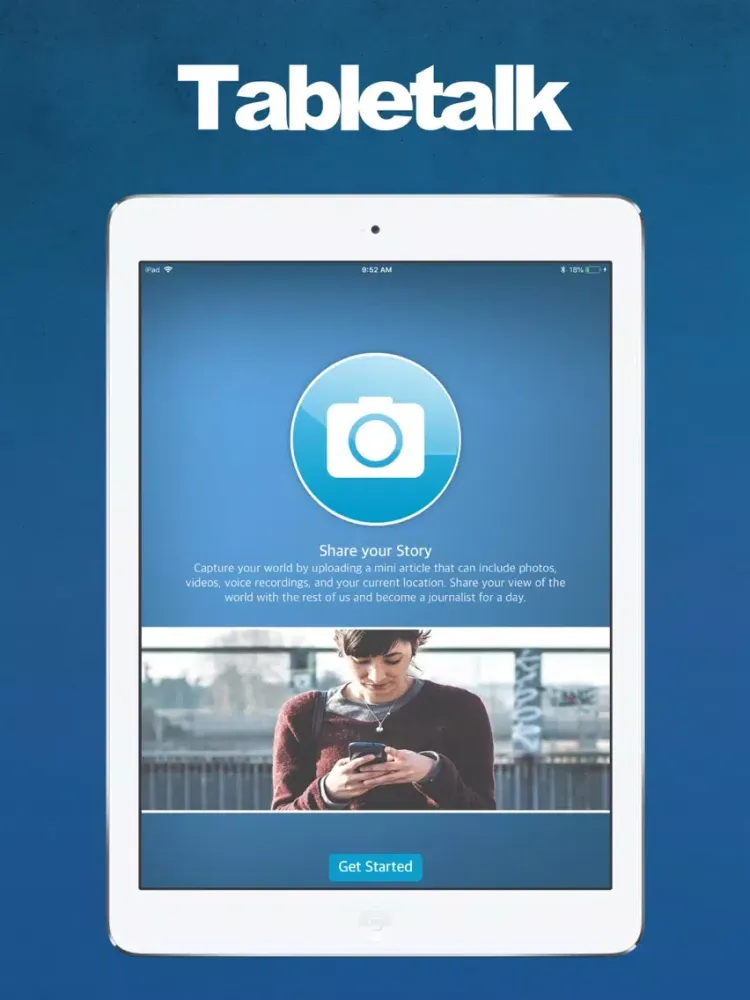 Ảnh chụp màn hình của Tabletalk South Africa iPad 