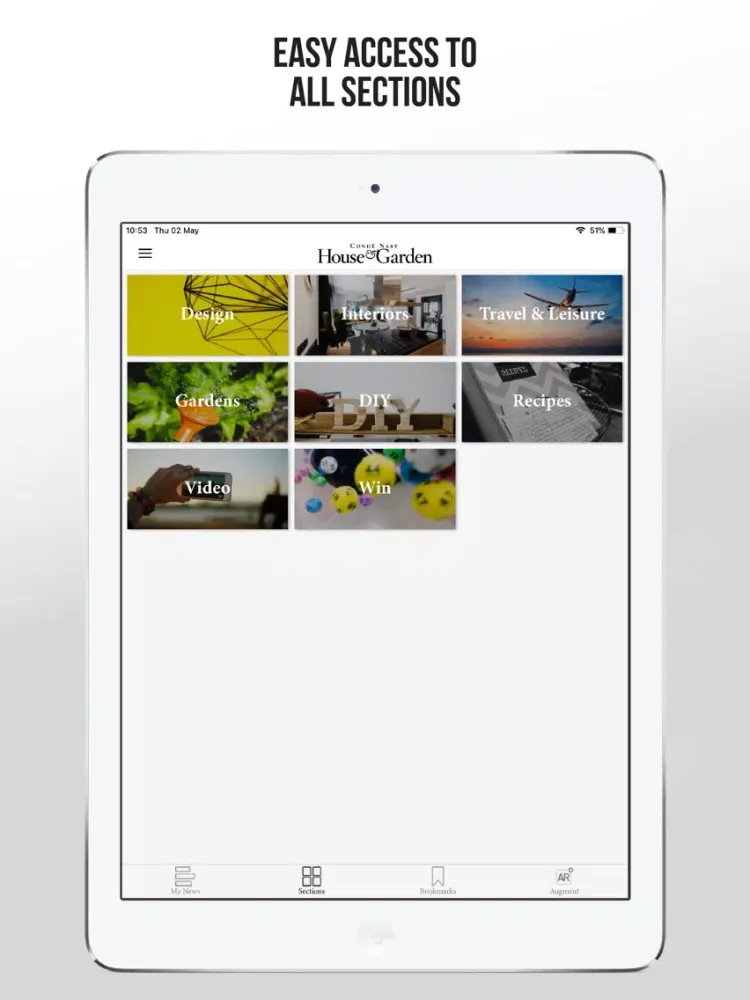 تصاویر Condé Nast House & Garden SA iPad 