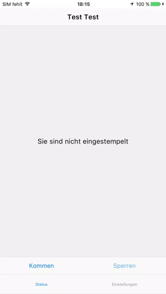 Zeiterfassung Mobil Screenshots