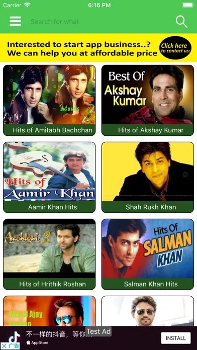 Capturas de pantalla de bollywood hindi film songs