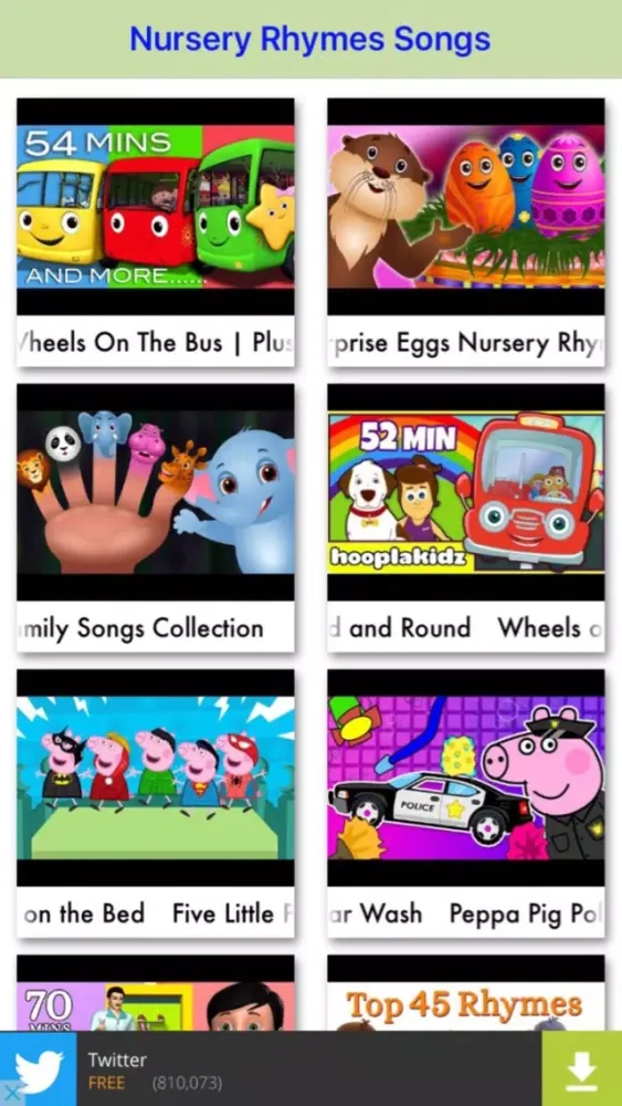 Ảnh chụp màn hình của kids song(nursery rhymes)-learning videos