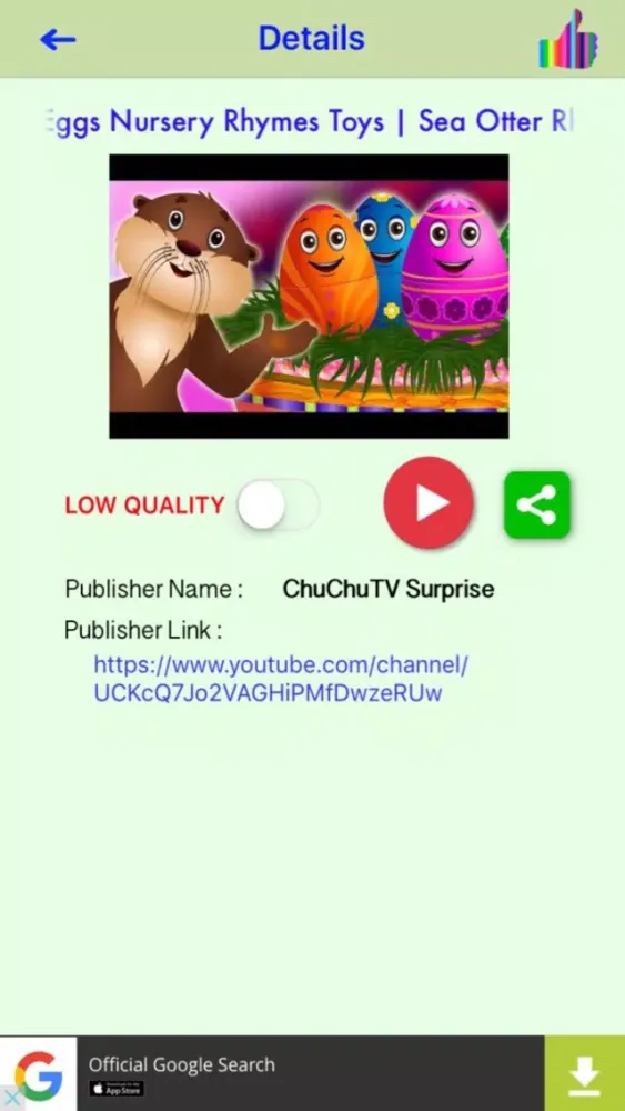 Ảnh chụp màn hình của kids song(nursery rhymes)-learning videos