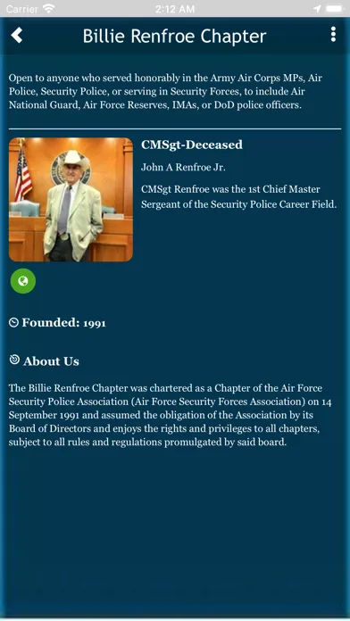 Zrzuty ekranu Billie Renfroe Chapter App