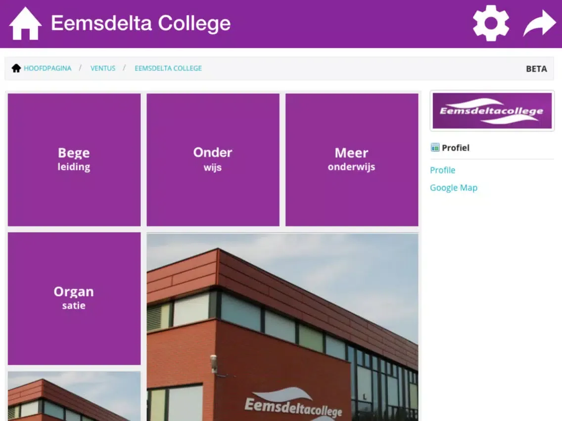 Eemsdelta College iPad  سکرین شاٹس