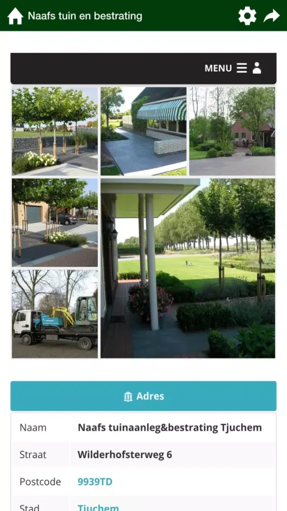 Naafs tuinaanleg & bestrating Screenshots