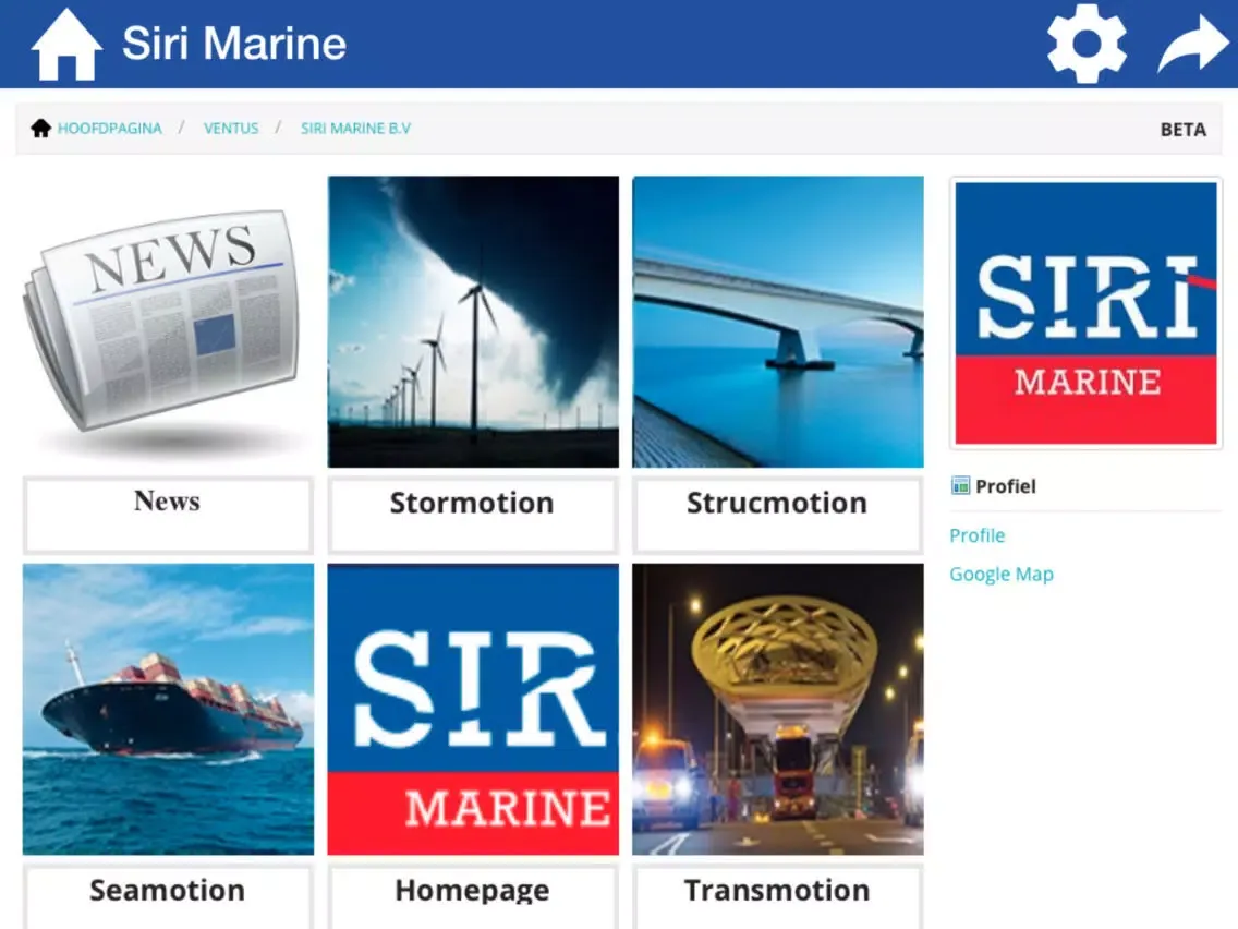 Tangkapan layar Siri Marine iPad 