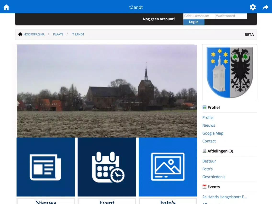 Screenshot di 't Zandt iPad 
