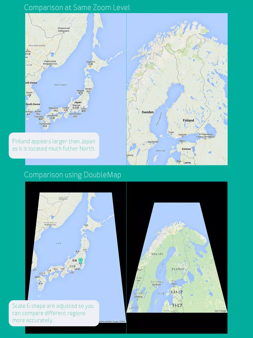 DoubleMap – Easily understand how far things are in unfamiliar places iPad  스크린샷