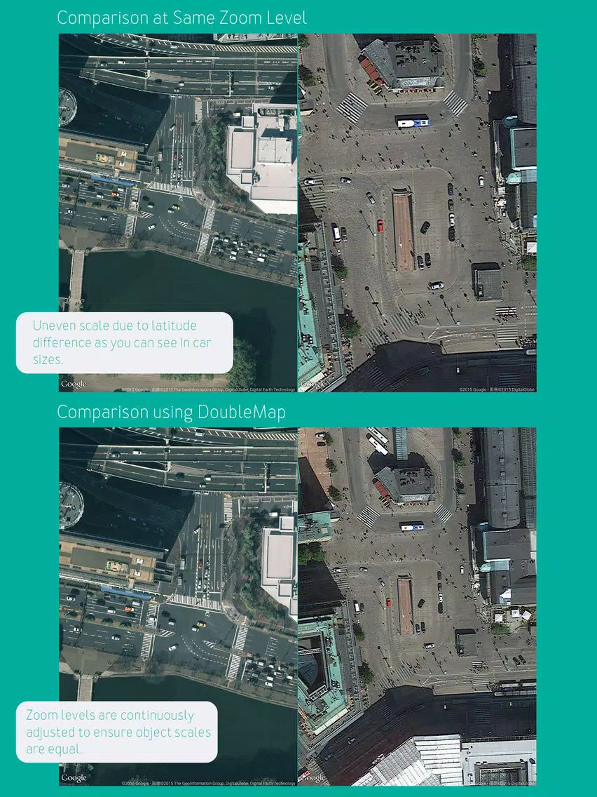 DoubleMap – Easily understand how far things are in unfamiliar places iPad  스크린샷