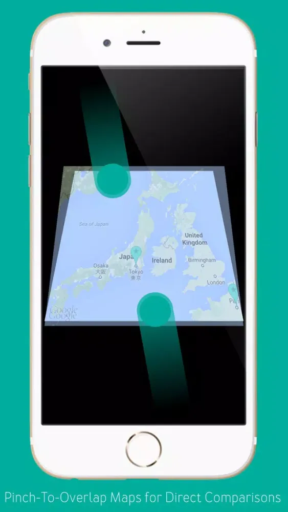 Zrzuty ekranu DoubleMap – Easily understand how far things are in unfamiliar places