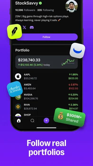 ภาพหน้าจอของ AfterHour: Social Copy Trading