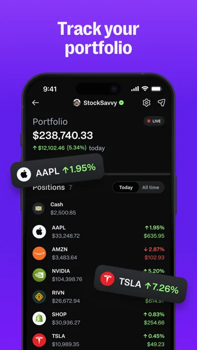 ภาพหน้าจอของ AfterHour: Social Copy Trading