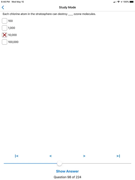 EPA 608 Practice iPad Screenshots