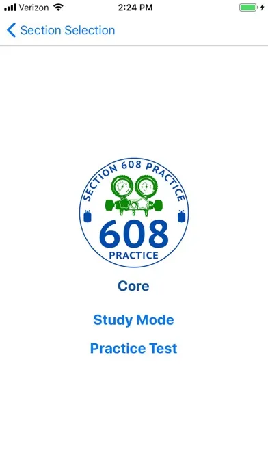 EPA 608 Practice Screenshots