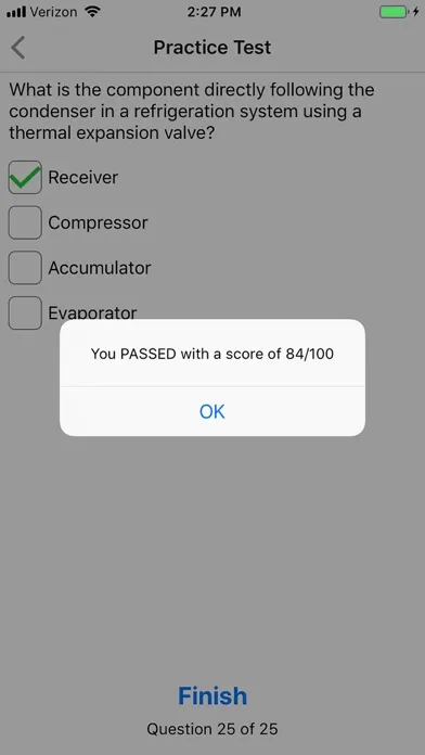 EPA 608 Practice Screenshots