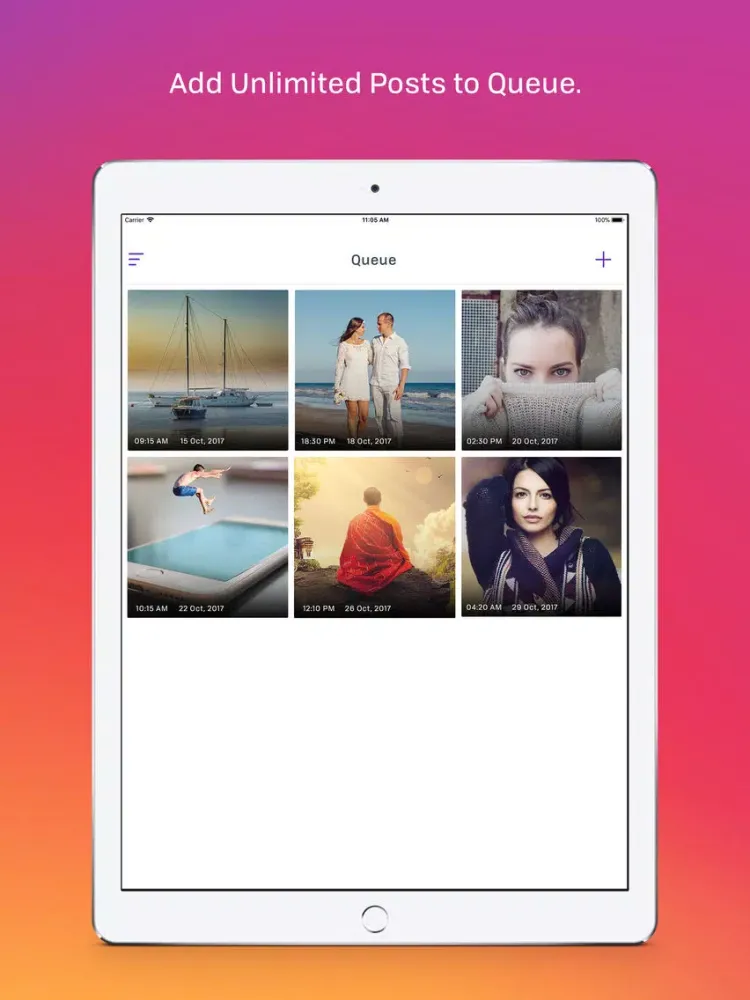 AfterPost iPad  Screenshots