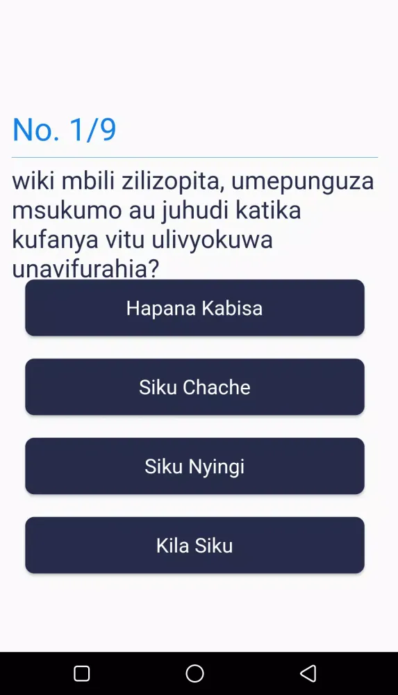 Zrzuty ekranu Afya Ya Akili