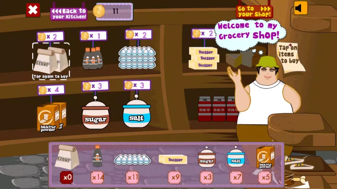 Capturas de pantalla de Cupcake Baker