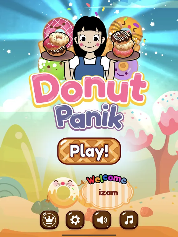 Zrzuty ekranu Donut Panik iPad 