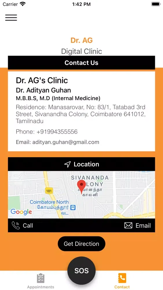 AG Clinic Screenshots