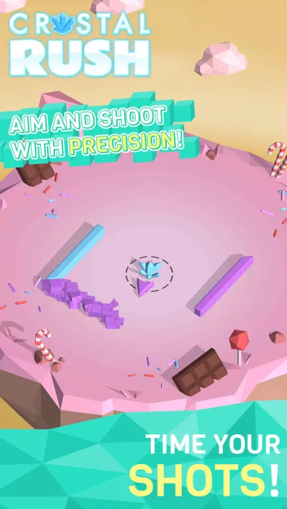 Crystal Rush! Color Shoot Arcade Game স্ক্রিনশট