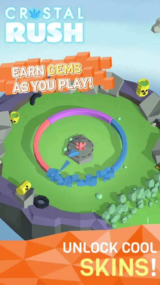 Crystal Rush! Color Shoot Arcade Game স্ক্রিনশট