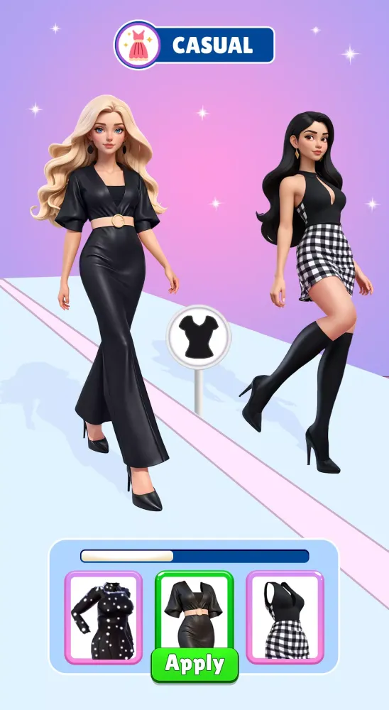 Capturas de tela do Fashion Catwalk Show