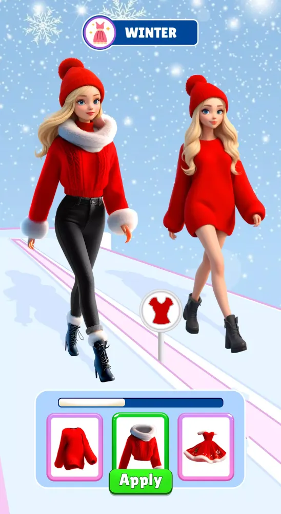 Capturas de tela do Fashion Catwalk Show