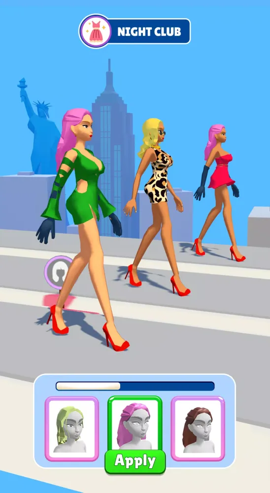 Capturas de tela do Fashion Catwalk Show