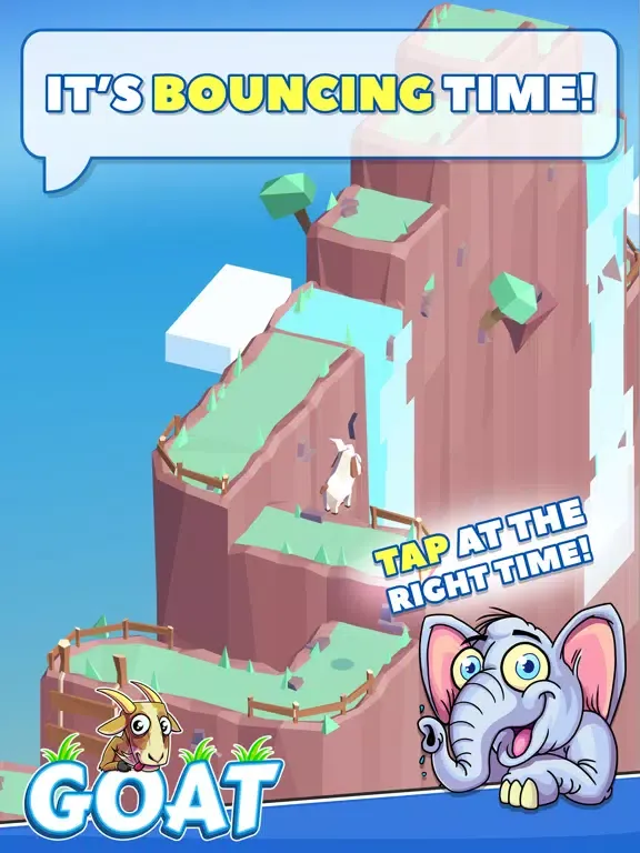 GOAT! Jumping Adventure Arcade Game iPad  Screenshots