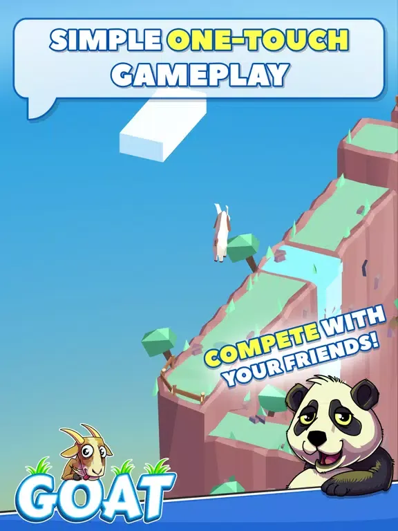 GOAT! Jumping Adventure Arcade Game iPad  Screenshots