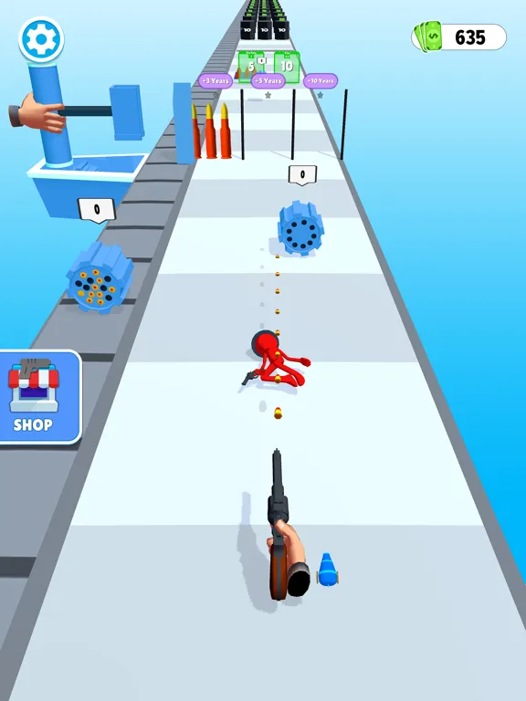 Capturas de pantalla de Gun Craft Run iPad 