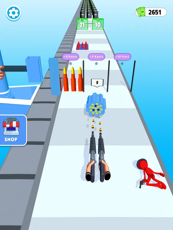 Capturas de pantalla de Gun Craft Run iPad 