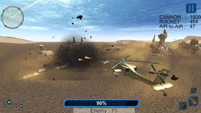 Ảnh chụp màn hình của Gunship helicopter: Air Strike