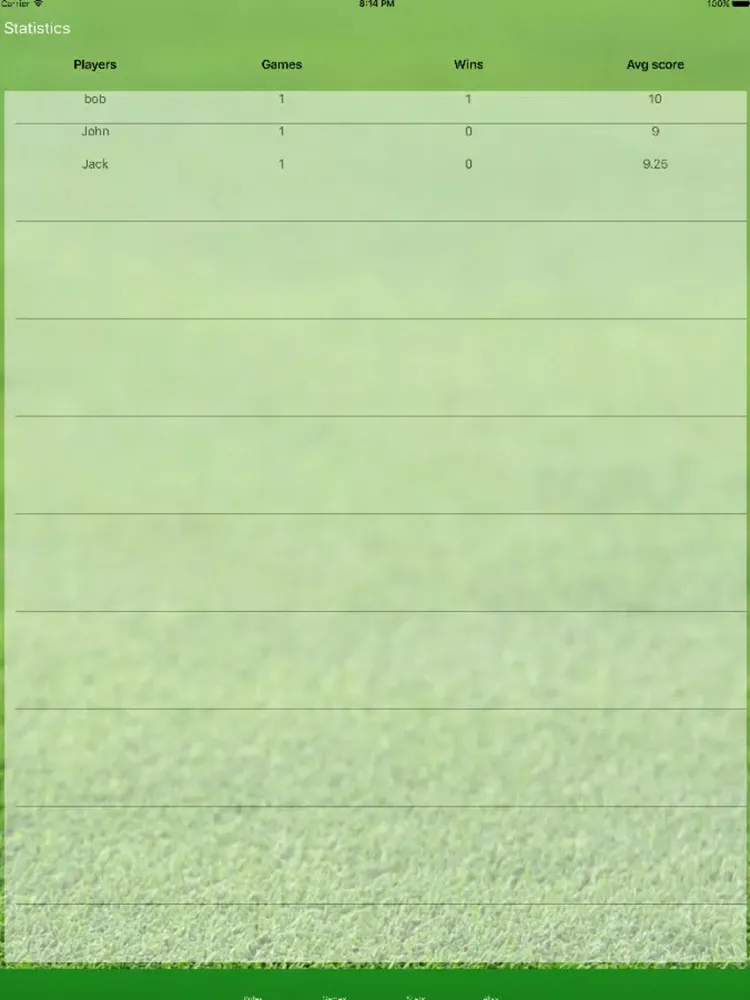 Molkky iPad  Screenshots