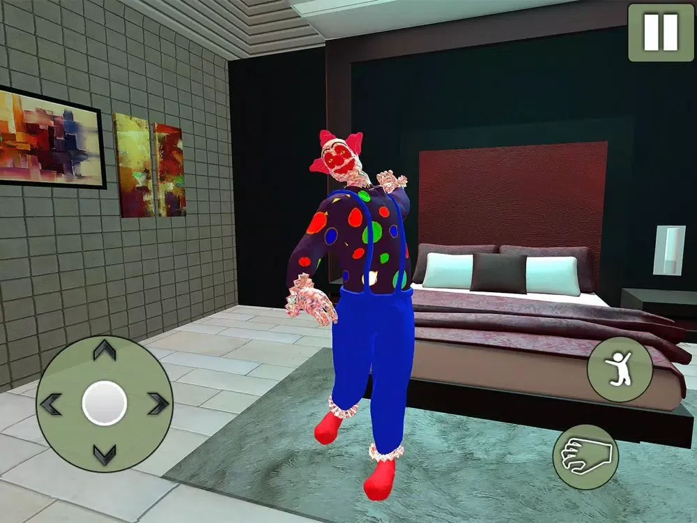 Scary Clown Neighbor Escape iPad  스크린샷