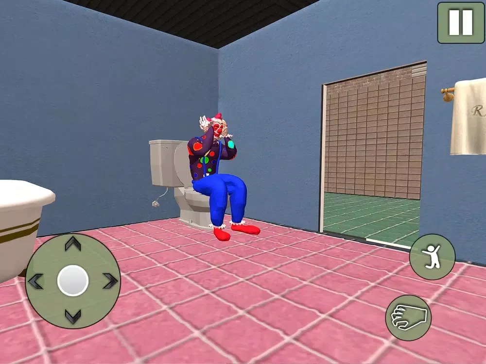 Scary Clown Neighbor Escape iPad  스크린샷